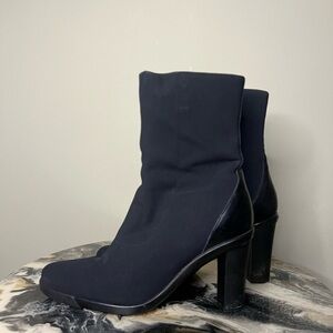 Donald J. Pliner Sport Travel Made In Italy Dark Heeled Boot 8.5